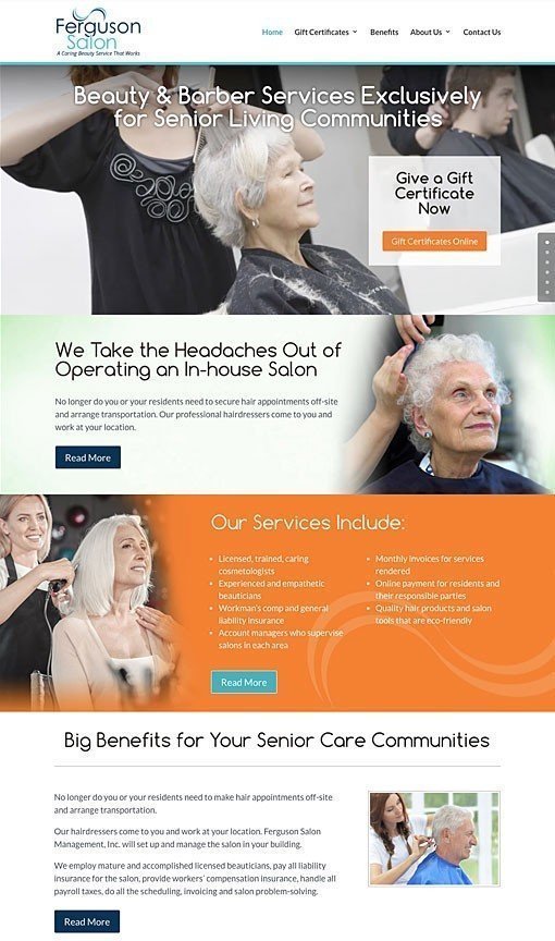 Ferguson Salon WooCommerce Website