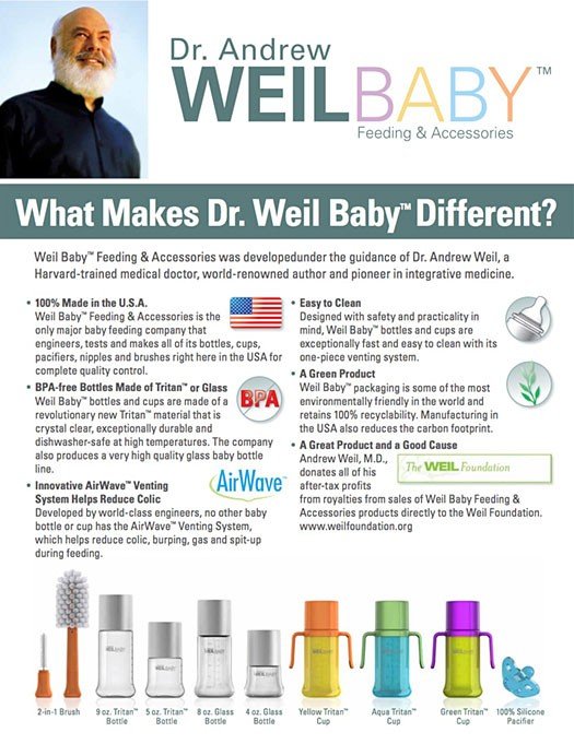 Dr. Andrew Weil Babies-R-Us Flyer design