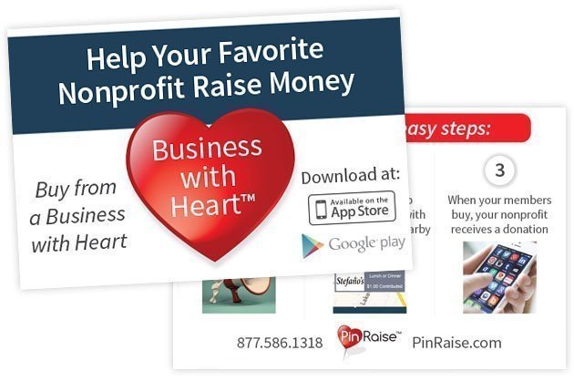 PinRaise Direct Mail Design