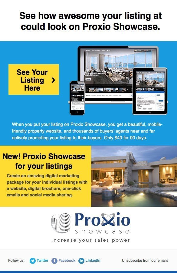 Proxio Email Design